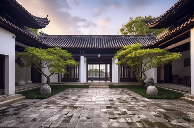 中国特色民居和古朴庭院,高清,摄影图,摄影图片,图片大全,摄影图免费下载